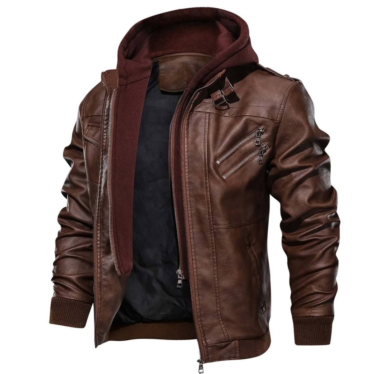 <strong>FOR A CLASSIC AND STYLISH APPEARANCE, TRY THE MEN’S BROWN LEATHER JACKETS!</strong>
